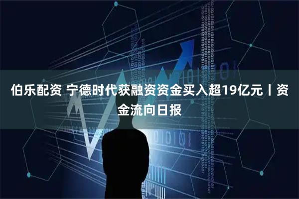 伯乐配资 宁德时代获融资资金买入超19亿元丨资金流向日报