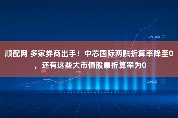 顺配网 多家券商出手！中芯国际两融折算率降至0 ，还有这些大市值股票折算率为0