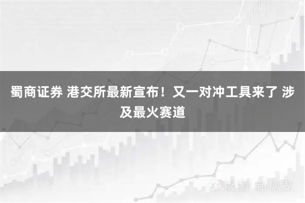 蜀商证券 港交所最新宣布！又一对冲工具来了 涉及最火赛道