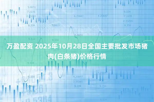 万盈配资 2025年10月28日全国主要批发市场猪肉(白条猪)价格行情